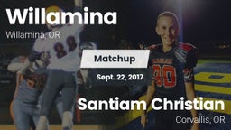 Matchup: Willamina vs. Santiam Christian  2017