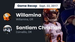 Recap: Willamina  vs. Santiam Christian  2017