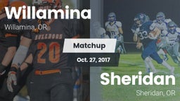 Matchup: Willamina vs. Sheridan  2017