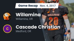Recap: Willamina  vs. Cascade Christian  2017