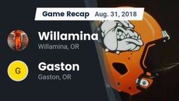 Recap: Willamina  vs. Gaston  2018