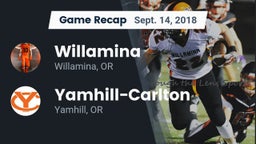 Recap: Willamina  vs. Yamhill-Carlton  2018