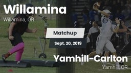 Matchup: Willamina vs. Yamhill-Carlton  2019