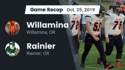 Recap: Willamina  vs. Rainier  2019