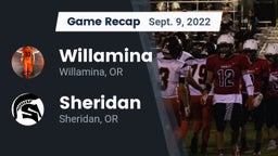 Recap: Willamina  vs. Sheridan  2022