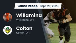 Recap: Willamina  vs. Colton  2023