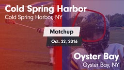 Matchup: Cold Spring Harbor vs. Oyster Bay  2016