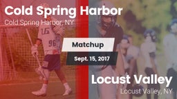 Matchup: Cold Spring Harbor vs. Locust Valley  2017