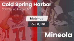 Matchup: Cold Spring Harbor vs. Mineola  2017