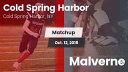Matchup: Cold Spring Harbor vs. Malverne  2018