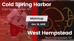 Matchup: Cold Spring Harbor vs. West Hempstead  2018