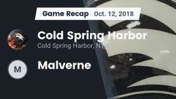 Recap: Cold Spring Harbor  vs. Malverne  2018