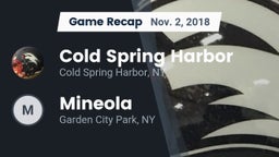 Recap: Cold Spring Harbor  vs. Mineola 2018
