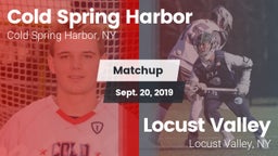 Matchup: Cold Spring Harbor vs. Locust Valley  2019