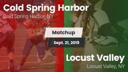 Matchup: Cold Spring Harbor vs. Locust Valley  2019