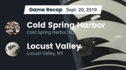 Recap: Cold Spring Harbor  vs. Locust Valley  2019