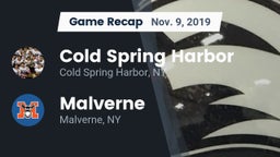 Recap: Cold Spring Harbor  vs. Malverne  2019