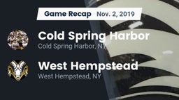 Recap: Cold Spring Harbor  vs. West Hempstead  2019