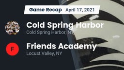 Recap: Cold Spring Harbor  vs. Friends Academy  2021