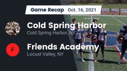 Recap: Cold Spring Harbor  vs. Friends Academy  2021