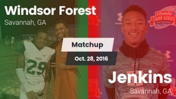 Matchup: Windsor Forest vs. Jenkins  2016