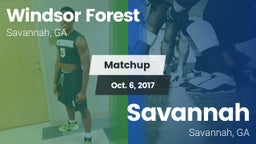 Matchup: Windsor Forest vs. Savannah  2017