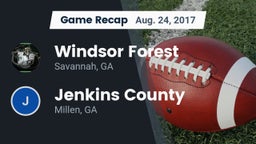 Recap: Windsor Forest  vs. Jenkins County  2017