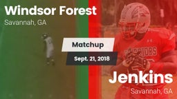 Matchup: Windsor Forest vs. Jenkins  2018