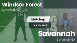 Matchup: Windsor Forest vs. Savannah  2018