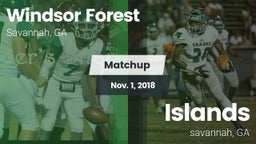 Matchup: Windsor Forest vs. Islands  2018
