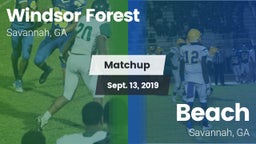 Matchup: Windsor Forest vs. Beach  2019