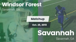 Matchup: Windsor Forest vs. Savannah  2019