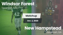 Matchup: Windsor Forest vs. New Hampstead  2020