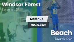 Matchup: Windsor Forest vs. Beach  2020