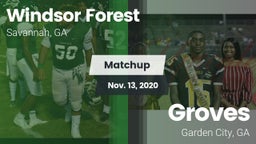 Matchup: Windsor Forest vs. Groves  2020