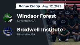 Recap: Windsor Forest  vs. Bradwell Institute 2022