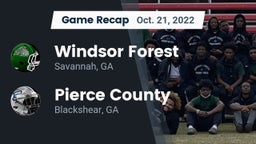 Recap: Windsor Forest  vs. Pierce County  2022