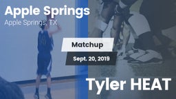 Matchup: Apple Springs vs. Tyler HEAT 2019