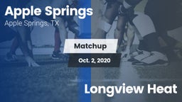Matchup: Apple Springs vs. Longview Heat 2020