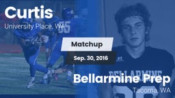 Matchup: Curtis vs. Bellarmine Prep  2016