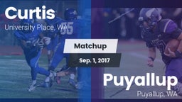 Matchup: Curtis vs. Puyallup  2017