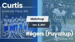 Matchup: Curtis vs. Rogers  (Puyallup) 2017