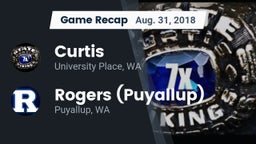 Recap: Curtis  vs. Rogers  (Puyallup) 2018