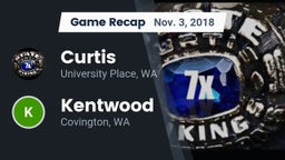 Recap: Curtis  vs. Kentwood  2018