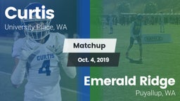 Matchup: Curtis vs. Emerald Ridge  2019