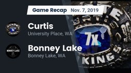 Recap: Curtis  vs. Bonney Lake  2019
