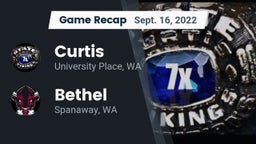 Recap: Curtis  vs. Bethel  2022