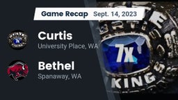 Recap: Curtis  vs. Bethel  2023