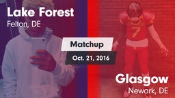 Matchup: Lake Forest vs. Glasgow  2016