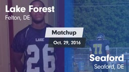 Matchup: Lake Forest vs. Seaford  2016